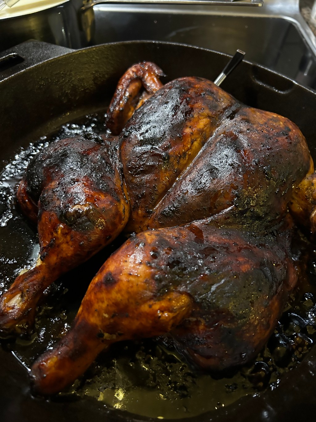 Spatchcock Black Garlic&nbsp;Chicken